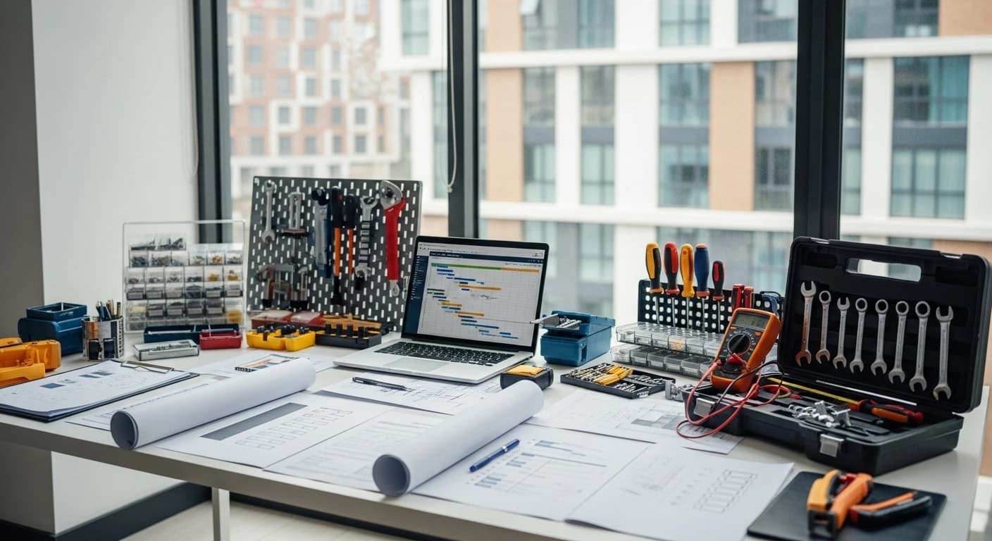 Koordination von Fachbetrieben - Professionelle Objektbetreuung im Rhein-Main-Gebiet