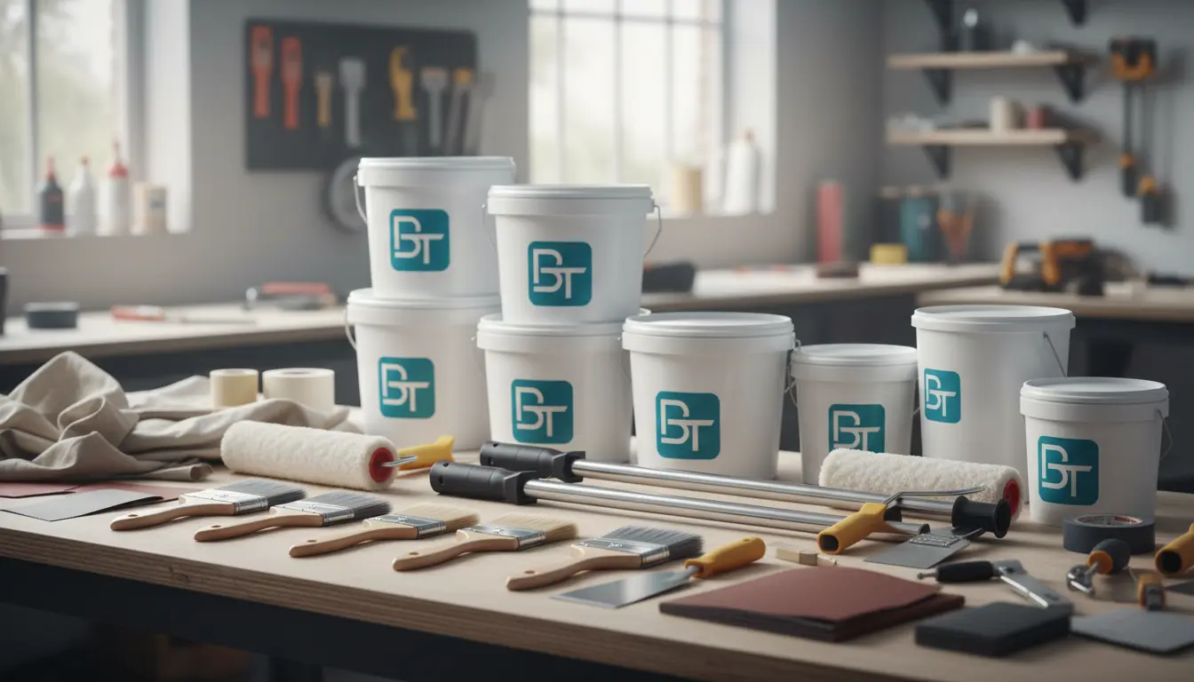 Renovierungswerkzeug und Material