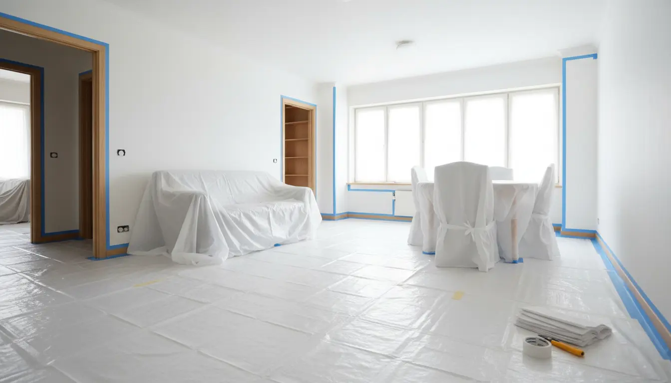 Renovierungsarbeiten in einer Wohnung